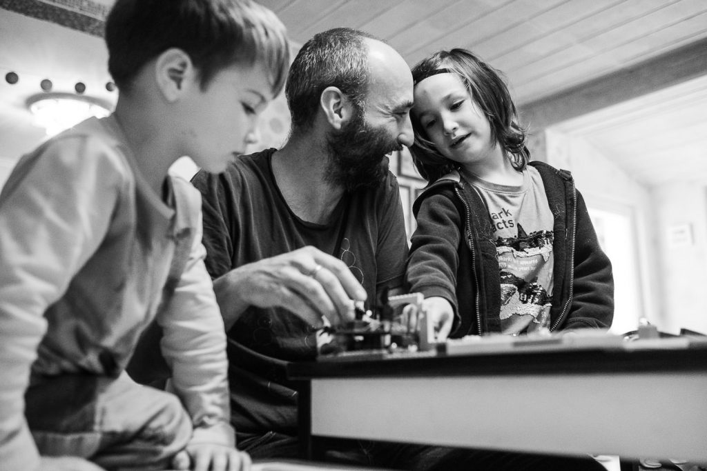 Vater und Sohn Zeit aus Familienreportage Düsseldorf