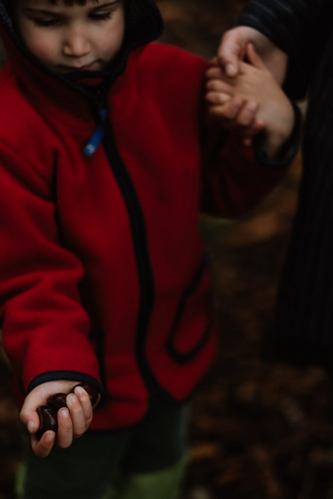 Kinder in der Natur. Eine tolle Aktivität für Familienfotos