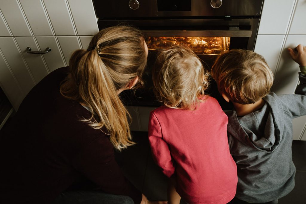 ungestelltes Fotoshooting für Familie