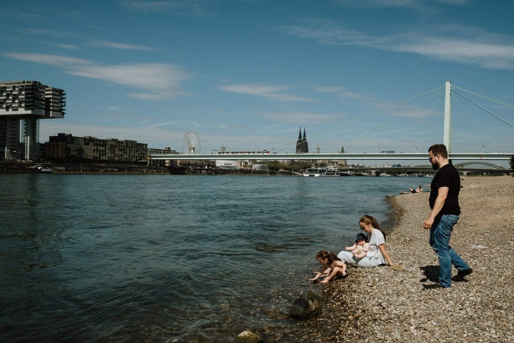 Entspannte Zeit in Köln am Rhein