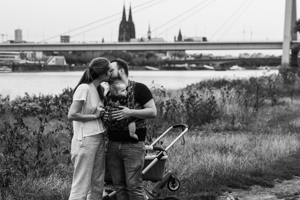 Familienportrait in Köln am Rhein